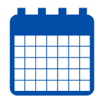 blue calendar icon