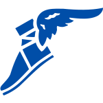 blue Goodyear Wingfoot logo icon